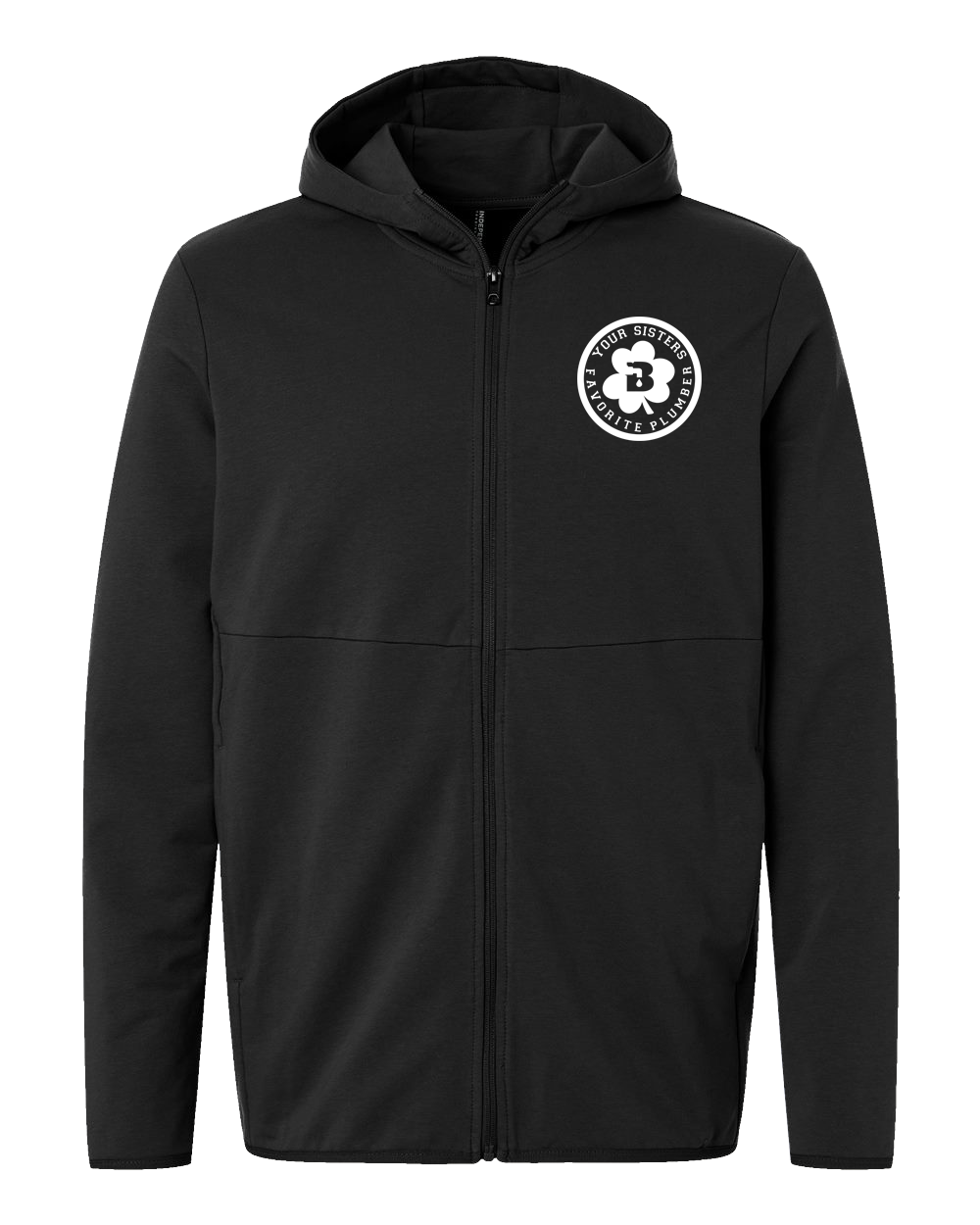 Your Sisters Favorite Performance Black Hoodie