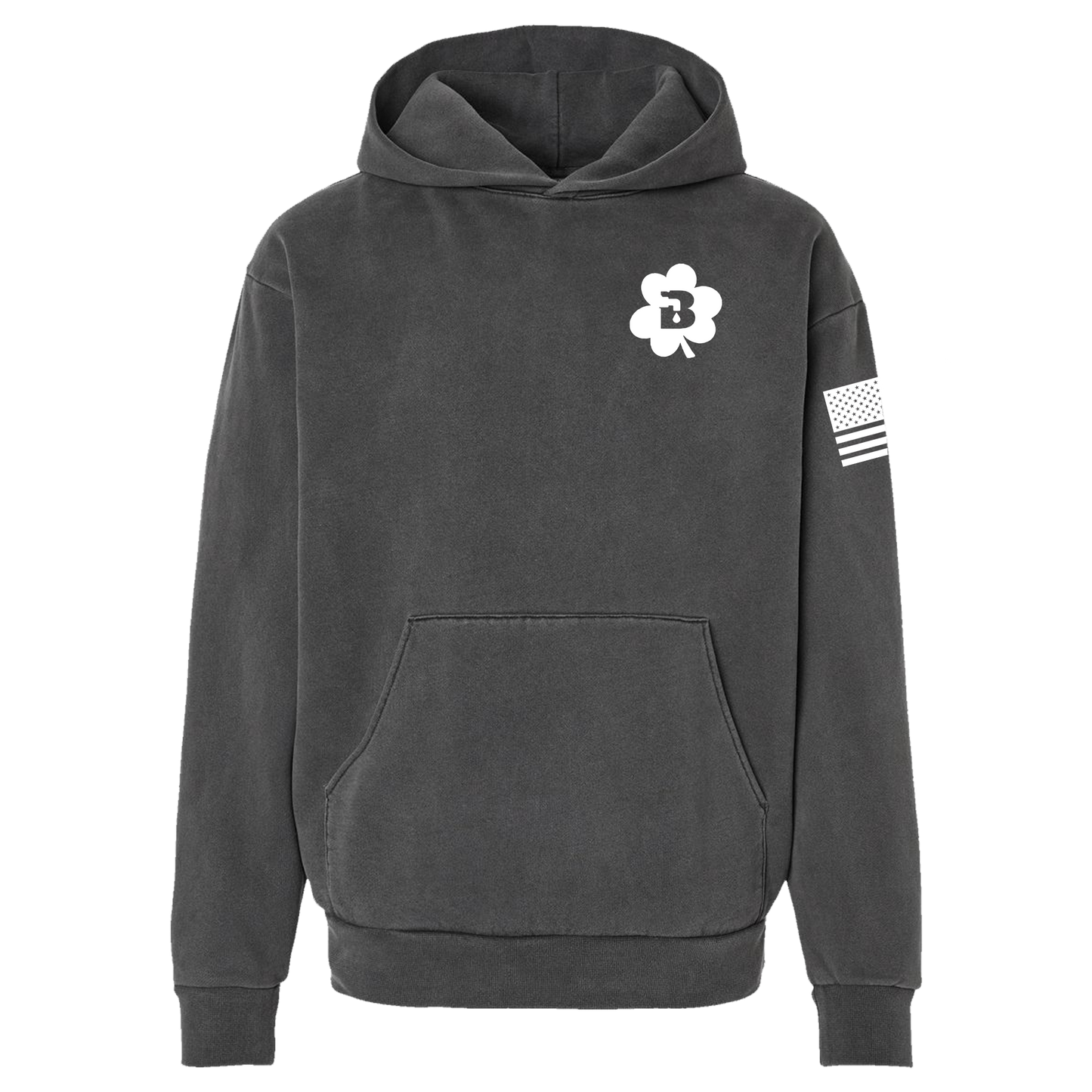 30 Pack Plumbing Faded Black Heavyweight Hoodie