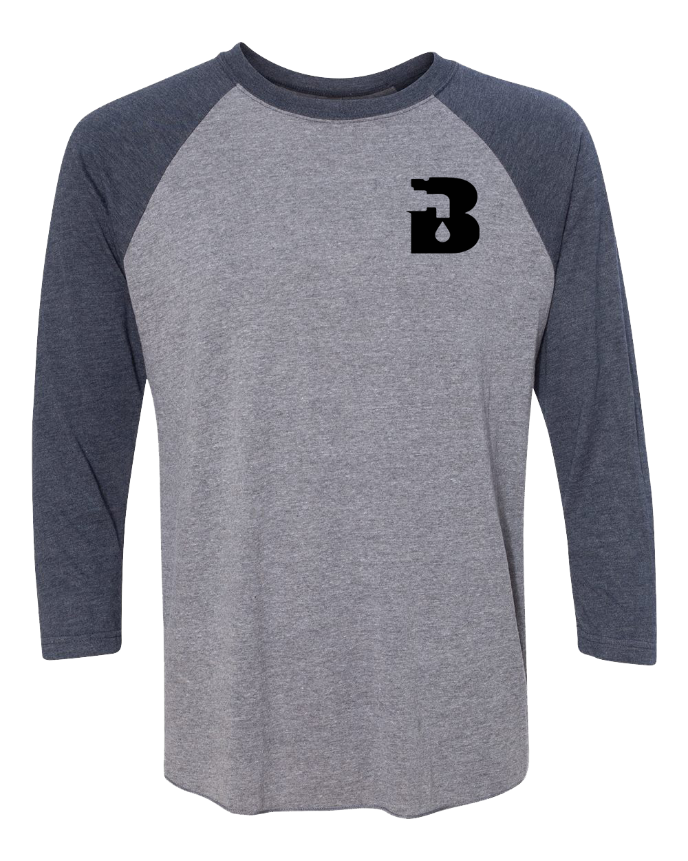 30 Pack Plumbing Navy Three Quarter Tee