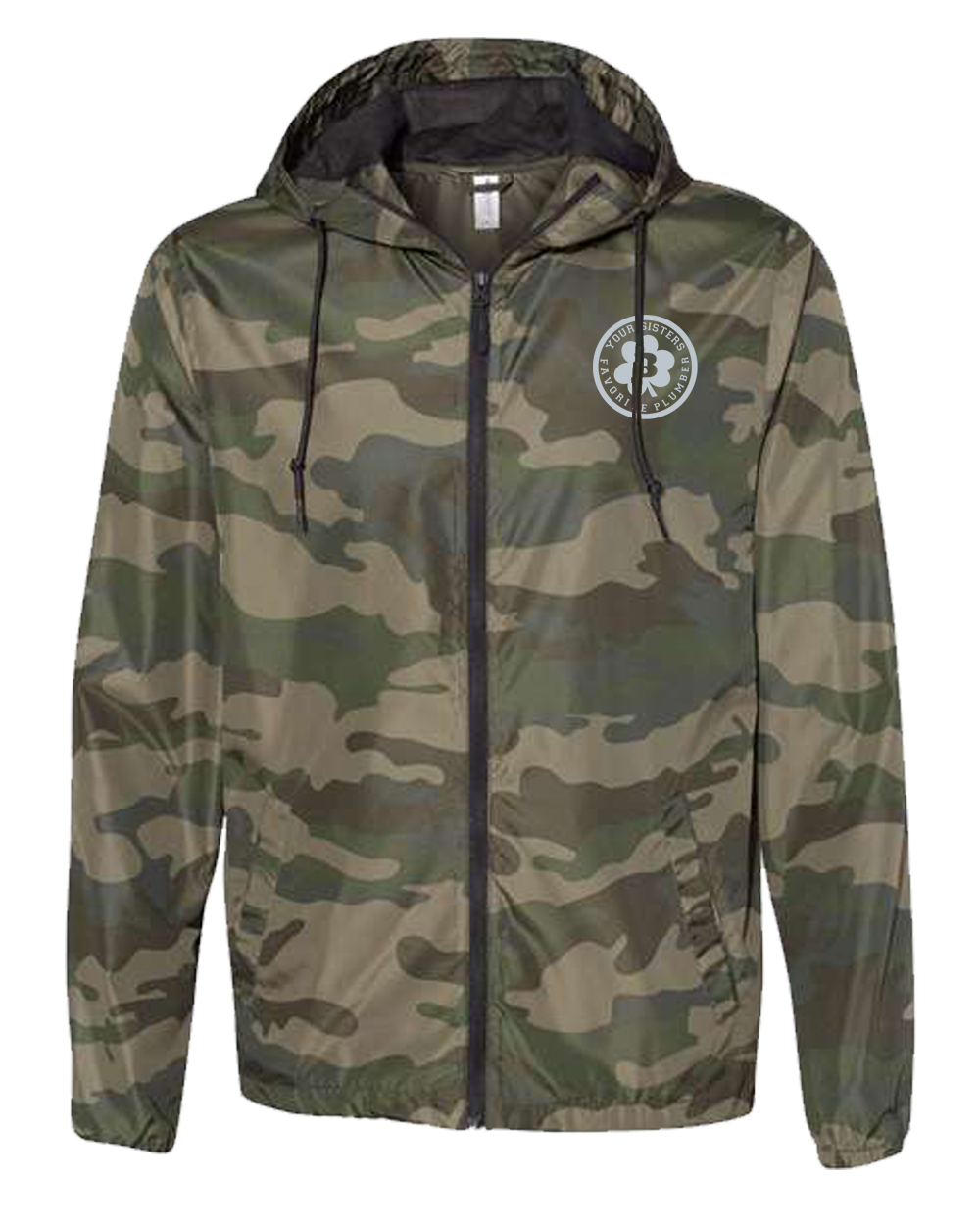 Your Sisters Favorite Camo Windbreaker - Reflective Logo