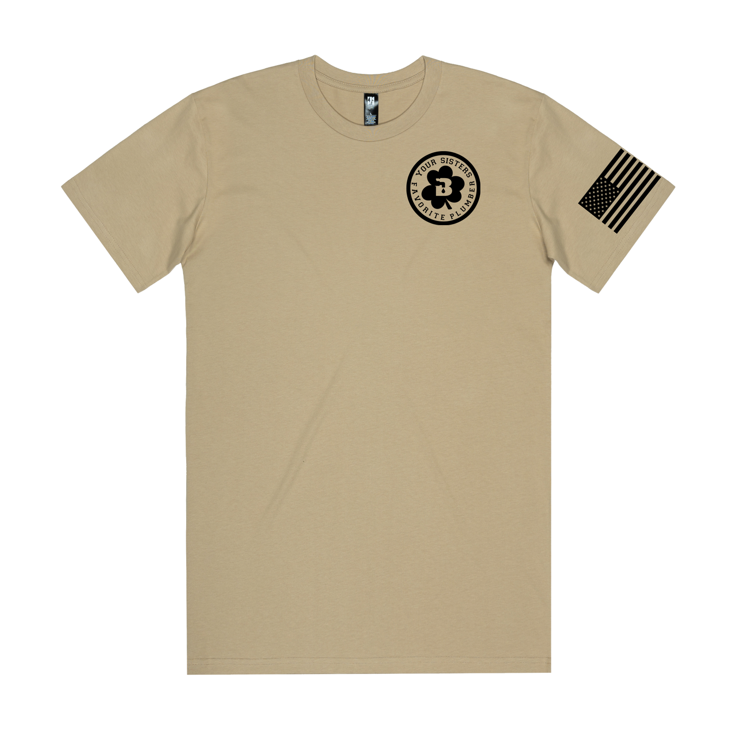 Your Sisters Favorite Plumber Khaki Tee