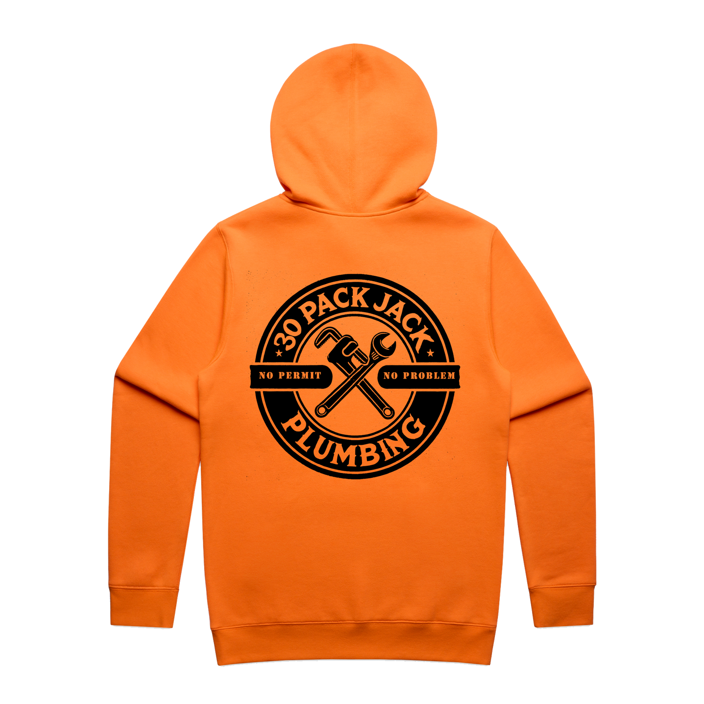 30 Pack Plumbing Safety Orange Hoodie