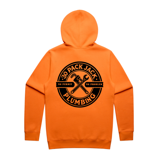 30 Pack Plumbing Safety Orange Hoodie