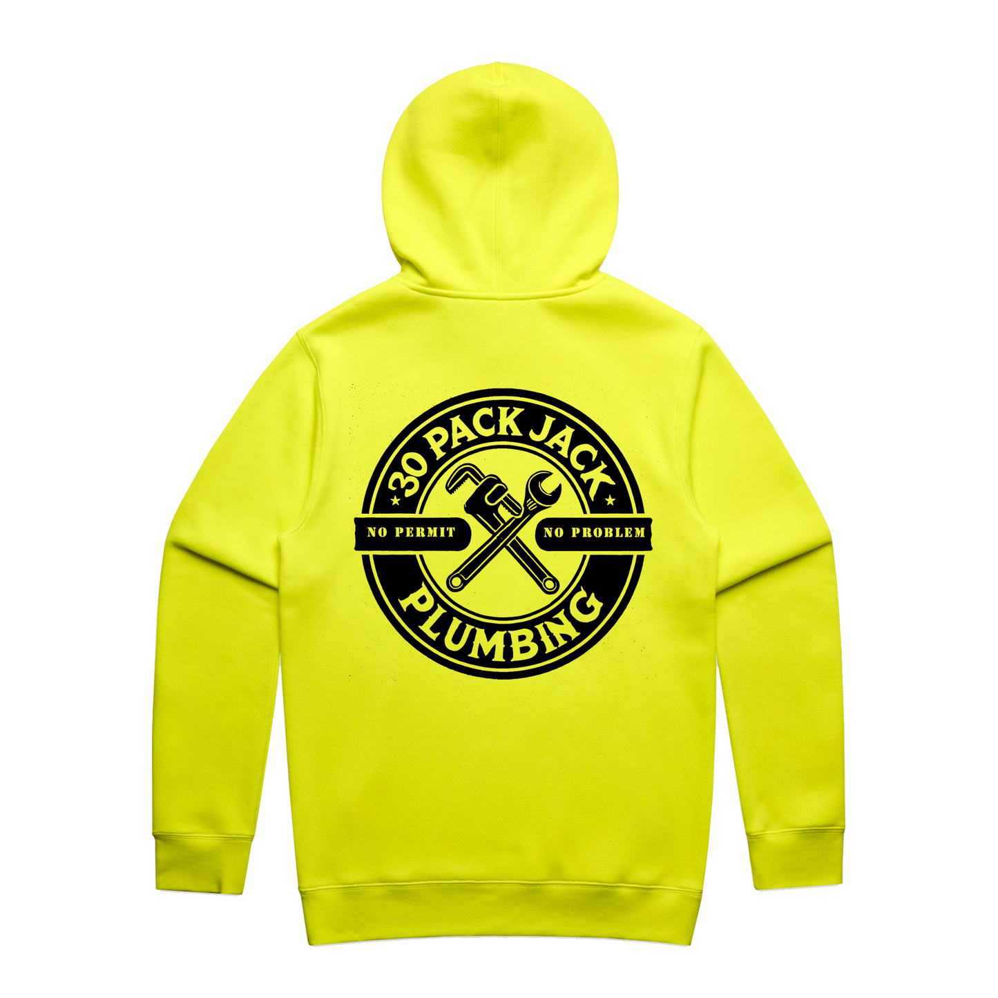 30 Pack Plumbing Safety Yellow Hoodie