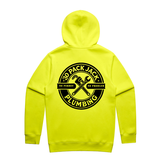 30 Pack Plumbing Safety Yellow Hoodie