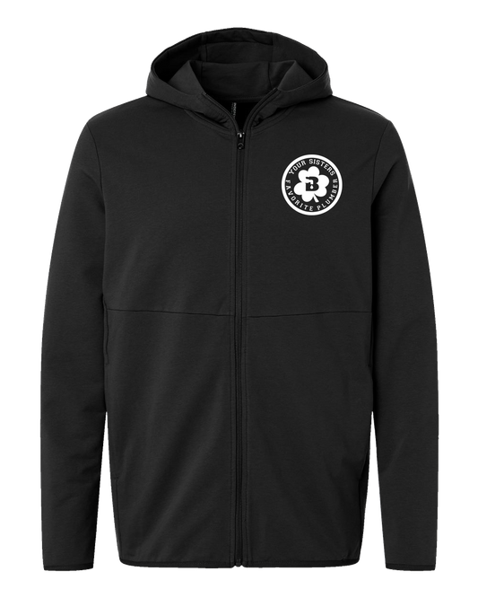 Your Sisters Favorite Performance Black Hoodie