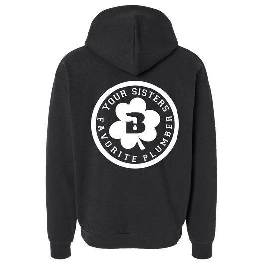 Your Sisters Favorite Heavy Weight Black Hoodie