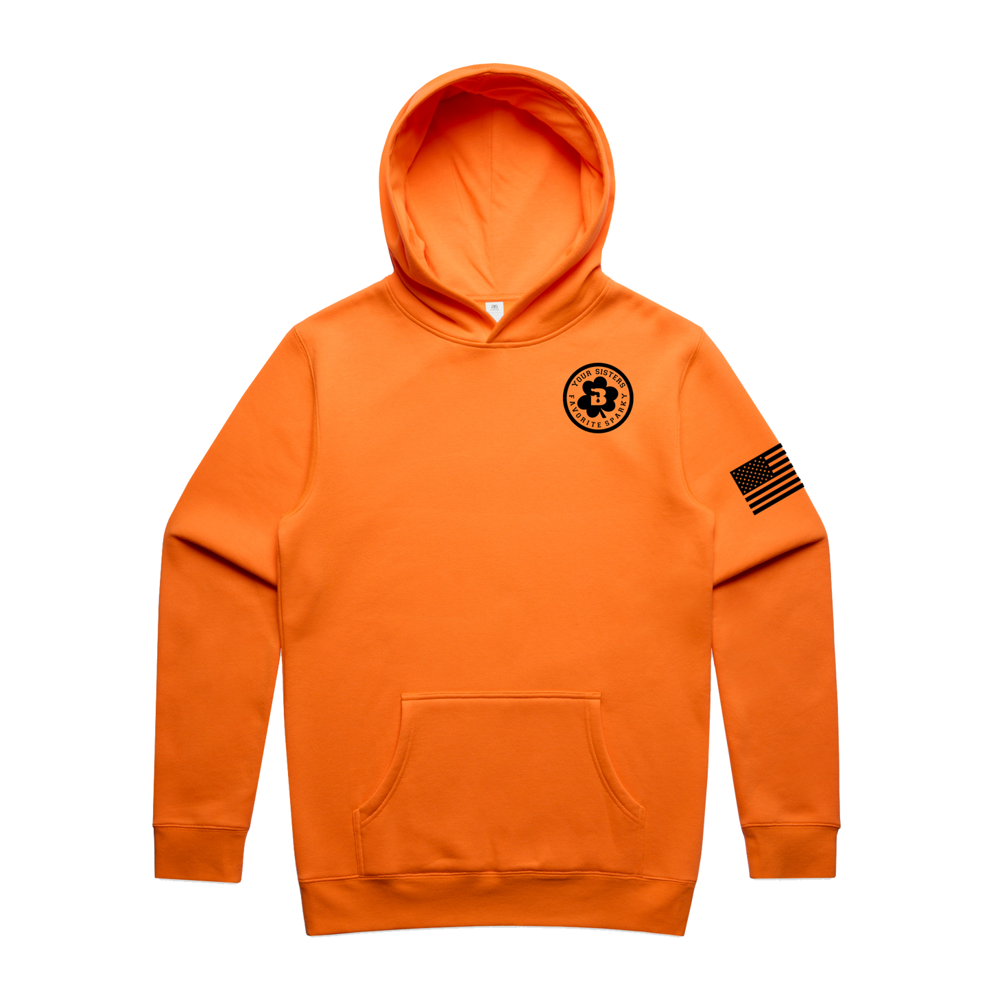 Your Sisters Favorite Sparky Safety Orange Hoodie