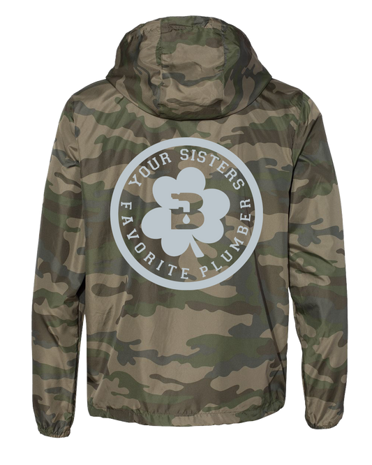 Your Sisters Favorite Camo Windbreaker - Reflective Logo